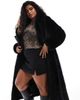 Ever New Curve Ever New Curve maxi fur coat in black - 2