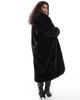 Ever New Curve Ever New Curve maxi fur coat in black - 3