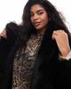 Ever New Curve Ever New Curve maxi fur coat in black - 4