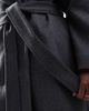 Ever New Curve Ever New Curve oversized wrap coat in charcoal-Gray - 4