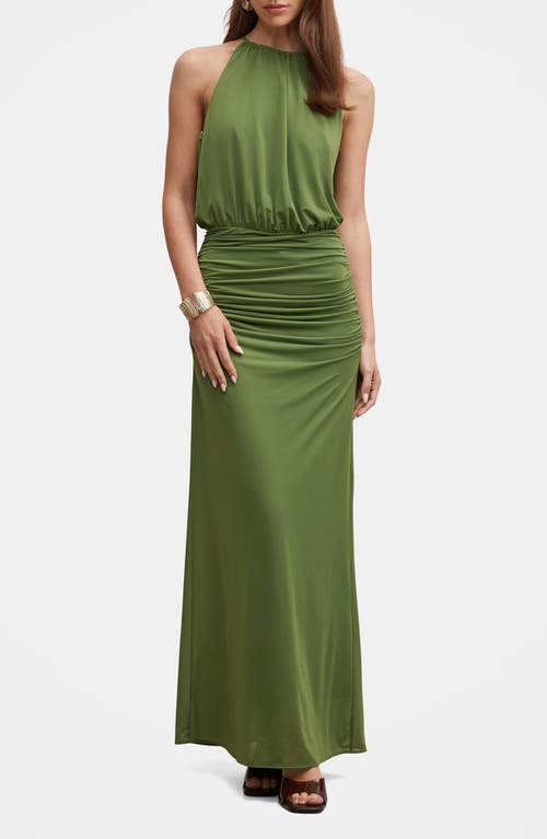 Ever New Ever New Adelina Ruched Sleeveless Maxi Dress