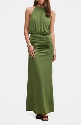 Ever New Ever New Adelina Ruched Sleeveless Maxi Dress