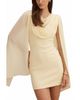 Ever New Ever New Bowie Mini Dress with Shawl - 5
