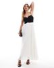 Ever New Ever New floral applique gown in black and cream - 1