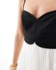 Ever New Ever New floral applique gown in black and cream - 4
