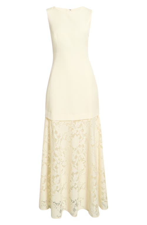 Ever New Ever New Joan Mixed Media Lace Midi Dress