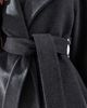 Ever New Ever New oversized wrap coat in charcoal gray heather - 3