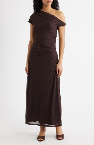 Ever New Ever New Paris Asymmetric Mesh Dress