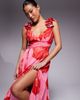 Ever New Ever New Petite rosette maxi dress in red floral - 1
