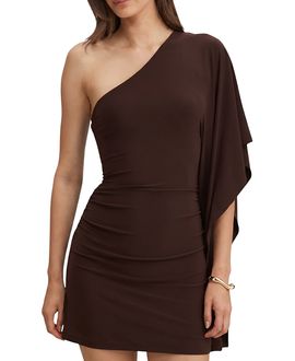 Ever New Ever New Women's Adriana One Shoulder Mini Dress