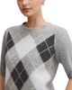 Ever New Ever New Women's Andy Argyle Fluffy Knitted T-shirt - 4