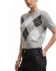 Ever New Ever New Women's Andy Argyle Fluffy Knitted T-shirt - 5