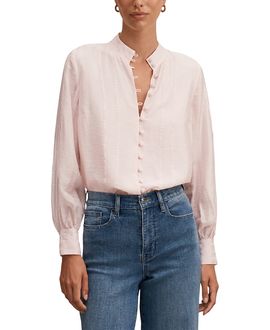 Ever New Ever New Women's Astra Lace Trim Blouse