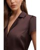 Ever New Ever New Women's Blair Satin Collared Mini Dress - 3