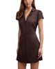 Ever New Ever New Women's Blair Satin Collared Mini Dress - 5