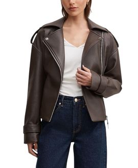 Ever New Ever New Women's Brooklyn Belted Biker Jacket