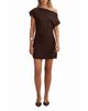 Ever New Ever New Women's Danielle Asymmetrical Neck Mini Dress - 2