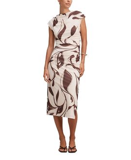 Ever New Ever New Women's Emery Mesh Ruched Dress
