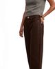 Ever New Ever New Women's Emma Mid Rise Barrel Jeans in Chocolate - 4