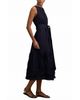 Ever New Ever New Women's Evie Sleeveless Embroidered Tie Midi Dress - 4