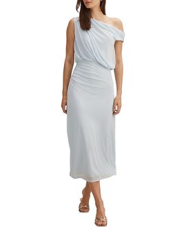 Ever New Ever New Women's Honey Tipped Shoulder Midi Dress