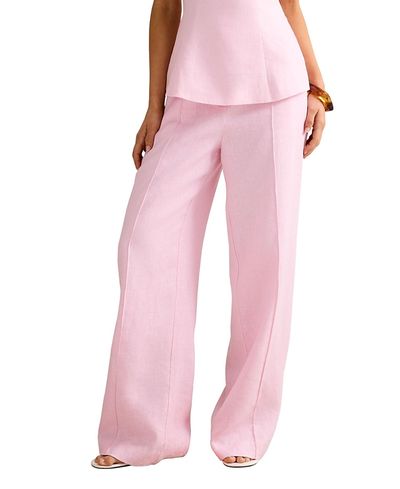 Ever New Ever New Women's Posey Linen Wide Leg Pant
