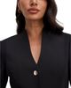 Ever New Ever New Women's Rosalie Waistcoat Short Utility V-Neck Gold-tone Button Front Jacket - 5