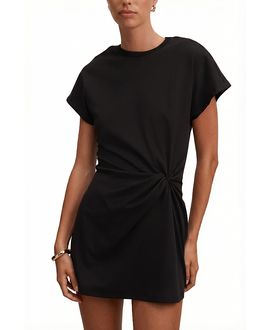 Ever New Ever New Women's Rose T-Shirt Twist Mini Dress