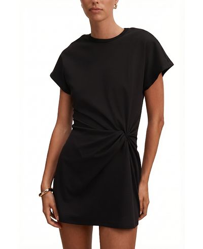 Ever New Ever New Women's Rose T-Shirt Twist Mini Dress