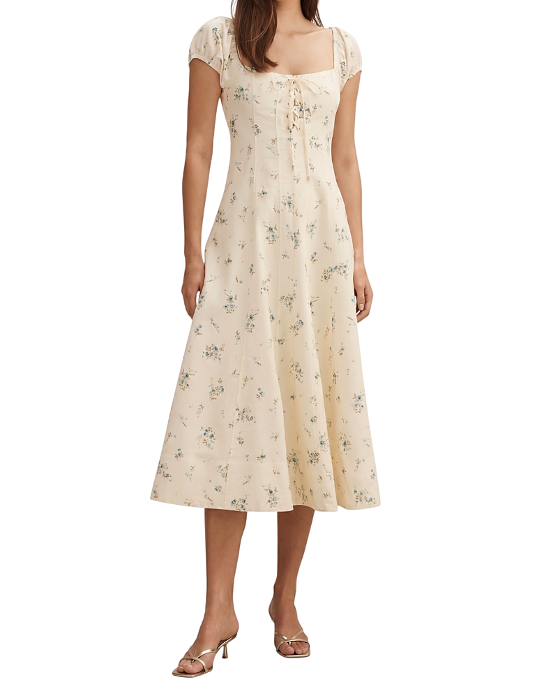 Ever New Ever New Women's Sallie Tie Front Midi