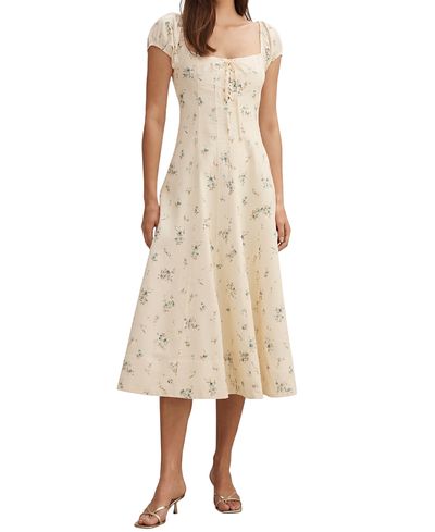 Ever New Ever New Women's Sallie Tie Front Midi