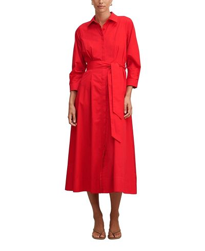 Ever New Ever New Women's Sally Cotton Shirt Midi Dress