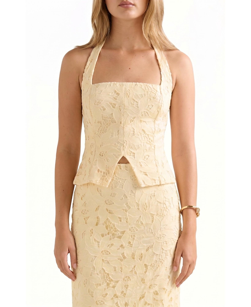 Ever New Ever New Women's Sally Lace Halter Top