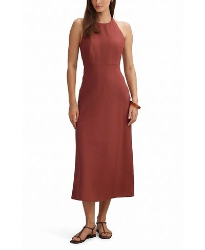 Ever New Ever New Women's Soraya Beaded Back Midi Dress