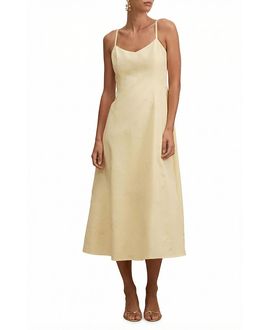 Ever New - Trixie Cutout Pleated Maxi Dress in Clear Day at Nordstrom