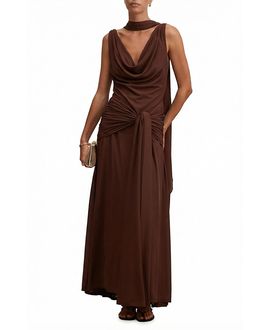 Ever New Ever New Women's Vivianne Scarf Tie Maxi Dress