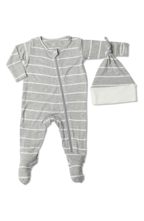 Everly Grey Everly Grey Jersey Long Sleeve Footie & Hat Set