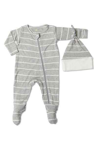 Everly Grey Everly Grey Jersey Long Sleeve Footie & Hat Set