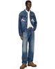 Evisu Evisu Navy Inari Mask Printed Denim Jacket - 4