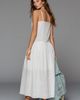 Exquise 100% Cotton Drop-Waist Midi Dress - 6
