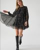 Exquise Exquise Abina Long Sleeve Chiffon Mini Dress - 3