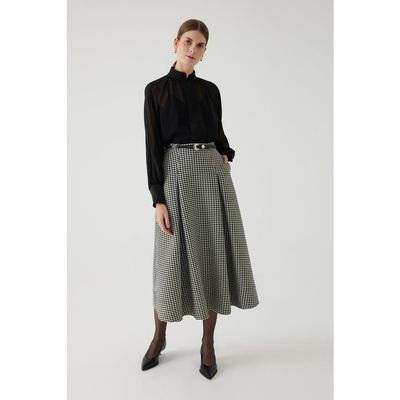Exquise Exquise Adesina A Line Midi Skirt