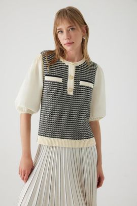 Exquise Exquise Ahlai Balloon Sleeve Blouse