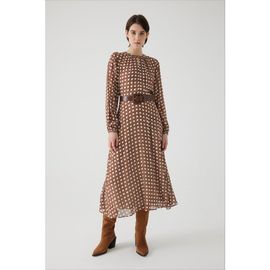 Exquise Exquise Alaina Chiffon Midi Dress