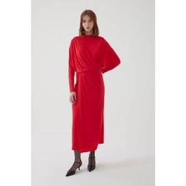 Exquise Exquise Alessio Draped Midi Dress
