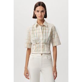Exquise Exquise Alezae Short Sleeve Crop Shirt