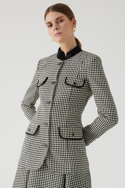 Exquise Exquise Allyssa Gingham Jacket
