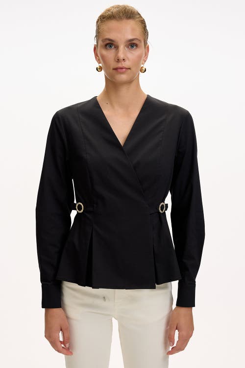 Exquise Exquise Ashlynn Wrap Collar Shirt