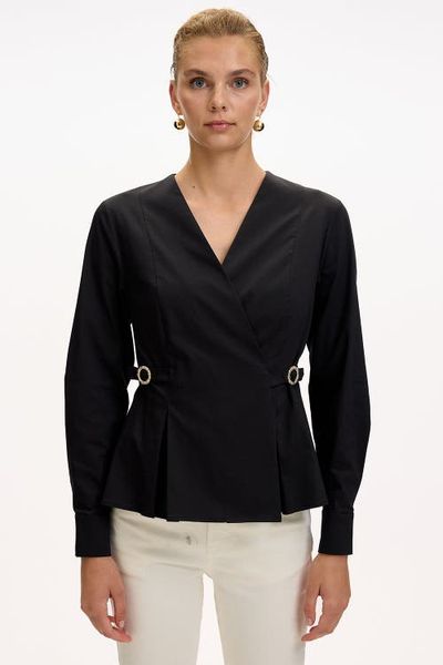 Exquise Exquise Ashlynn Wrap Collar Shirt