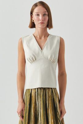 Exquise Exquise Baylor Sleeveless Knit Blouse